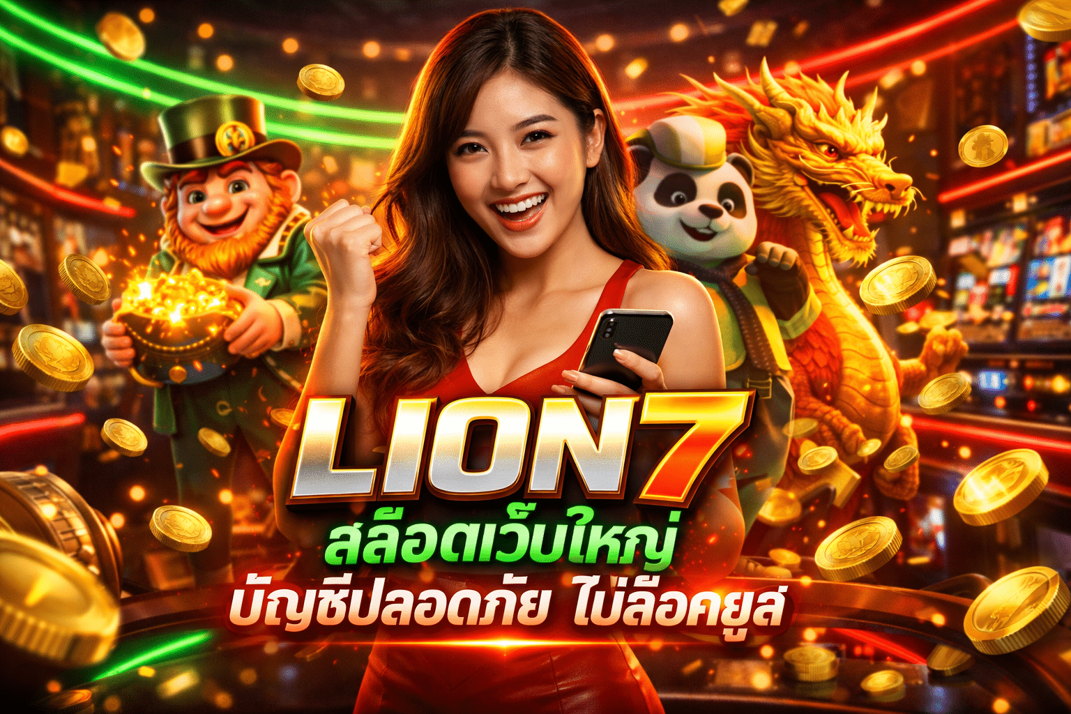 LION7 สล็อตเว็บใหญ่ บัญชีปลอดภัย ไม่ล็อคยูส
