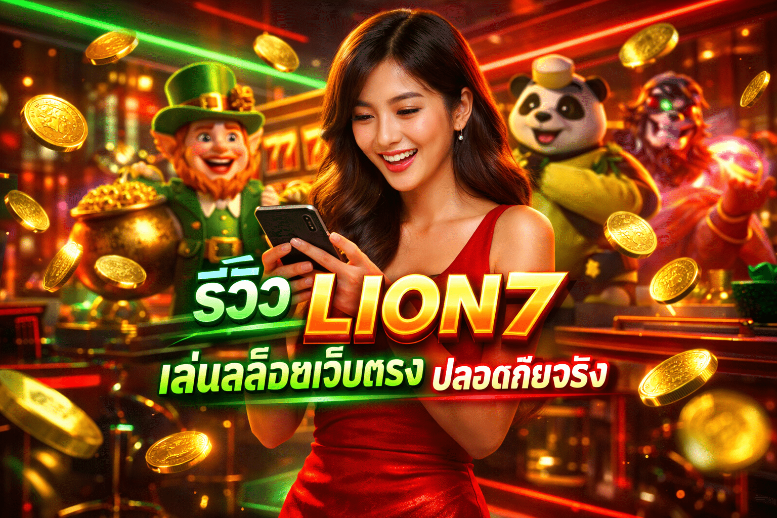 รีวิว LION7 เล่นสล็อตเว็บตรง ปลอดภัยจริง